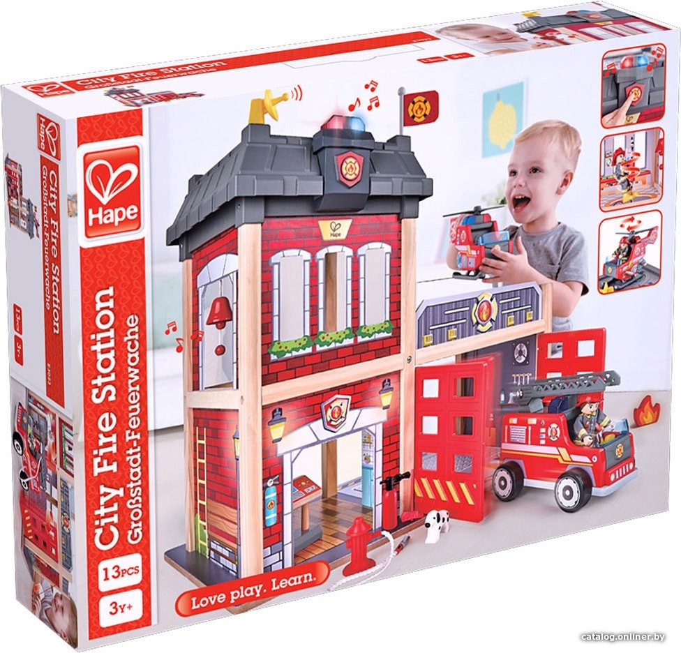 Конструктор Hape E3023 City Fire Station