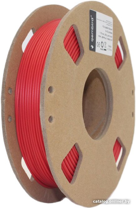 Филамент Gembird PLA 1.75 мм 200 г (красный)
