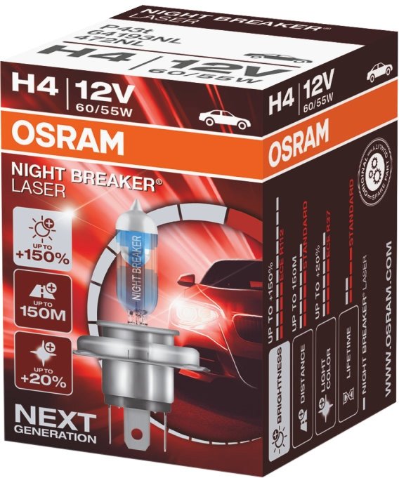 

Галогенная лампа Osram H4 64193NL-FS 1шт