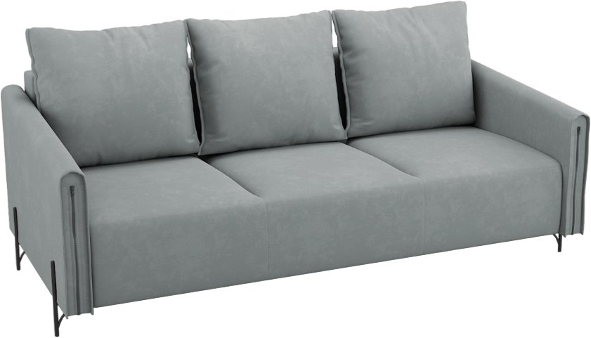 

Диван Mio Tesoro Aspen НПБ (Velutto 12 серый)