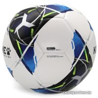 Футбольный мяч Kelme Vortex 18.2 9886130-113-4 (белый/синий, 4 размер)