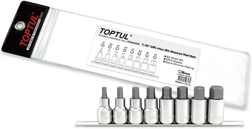 

Набор головок слесарных Toptul GBAG0801