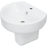 Умывальник Sanita Luxe Best ВКС WB.PD/Best/55-C/WHT.G/S1