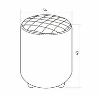 Пуф MONOFIX Йокки (оранжевый)