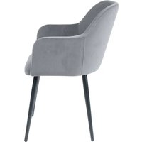 Стул с подлокотниками Mara Эмеральд (2 шт, серый)