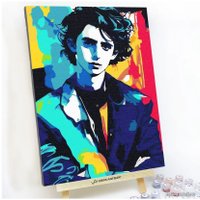 Картина по номерам Red Panda Тимоти Шаламе Поп Арт p54958