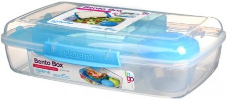 

Ланч-бокс Sistema Bento Box To Go 21671 (голубой)