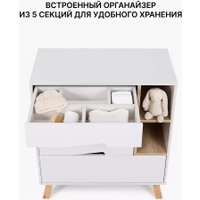 Детский комод Rant Lago Pro 800/4 (crystal beige)