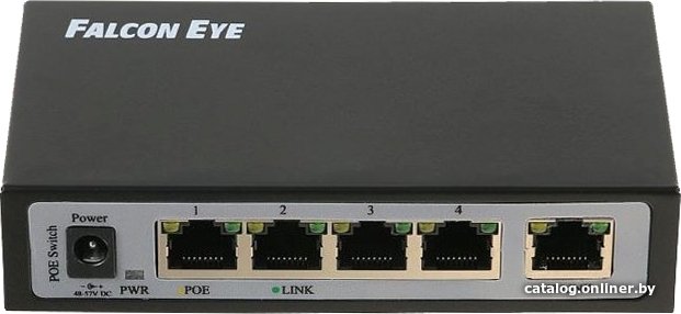 Неуправляемый коммутатор Falcon Eye FE-104POE-S