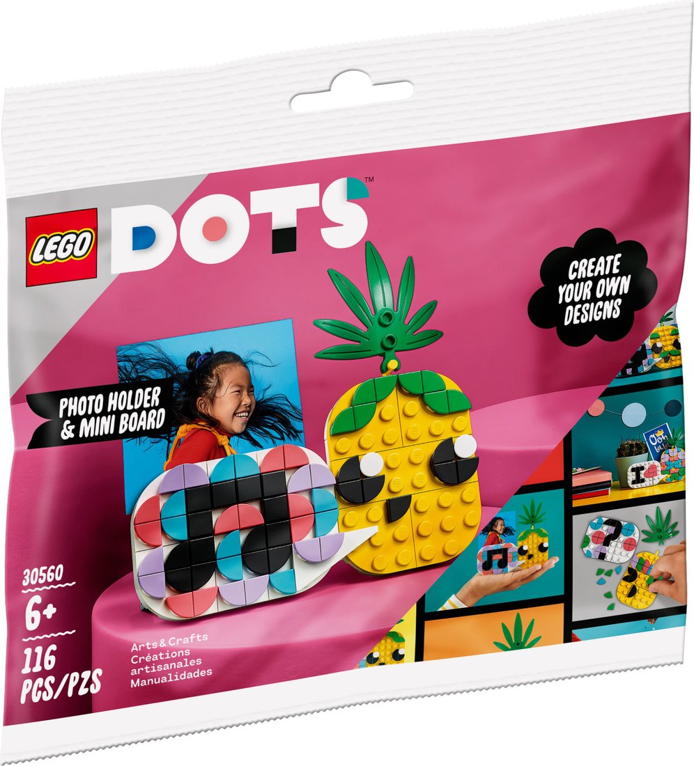 

Конструктор LEGO DOTS 30560 Держатель для фото Ананас