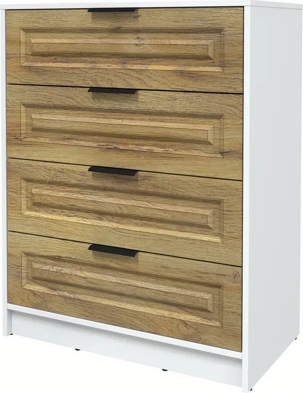 

Комод Интерлиния Концепт КТ-К80 Деко (белый платинум/дуб вотан)