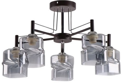 

Припотолочная люстра Imex MD.4237-5-S BR+CH