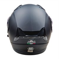 Мотошлем AIM JK906 906-008-M (M, черный матовый)