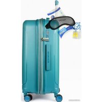 Чемодан-спиннер Mironpan 11197-2 65 см (бирюзовый)