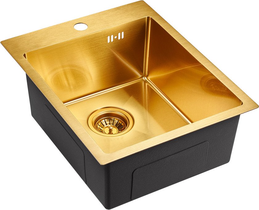 Кухонная мойка Emar EMB-128A PVD Nano Golden