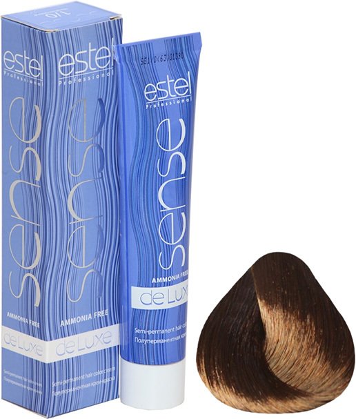 

Крем-краска для волос Estel Professional Sense De Luxe 5/4 светлый шатен медный