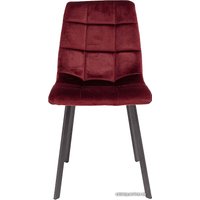 Стул AksHome Vermont (темно-бордовый велюр G062-57/черный)