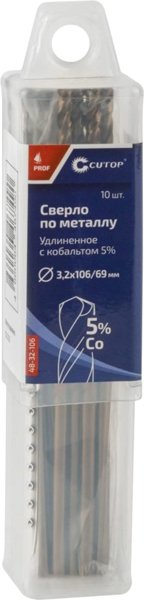 

Набор сверл Cutop Profi 48-32-106 (10 шт)