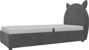 Кровать Mebelico Бриони 820х1880 (велюр, серый)