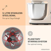 Планетарный миксер Klarstein Bella Pico 2G (кремовый)