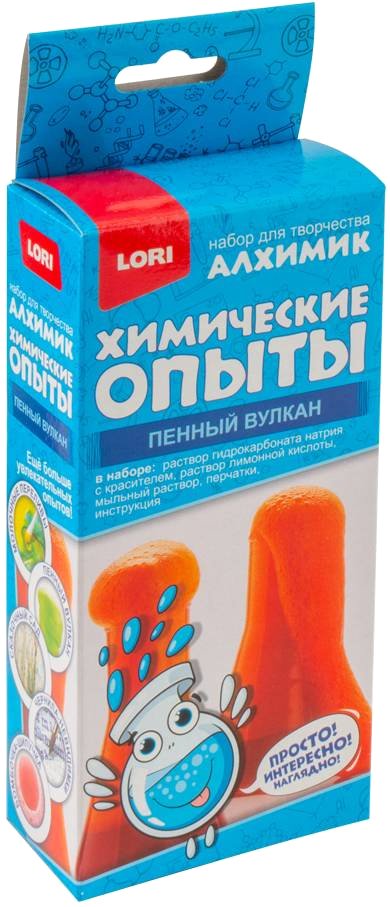 

Набор для опытов Lori Пенный вулкан Оп-073