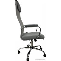 Офисное кресло SitUp Alfa chrome (сетка Grey/ткань Grey)