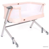 Приставная детская кроватка Nuovita Accanto Dalia (розовый/серебристый)