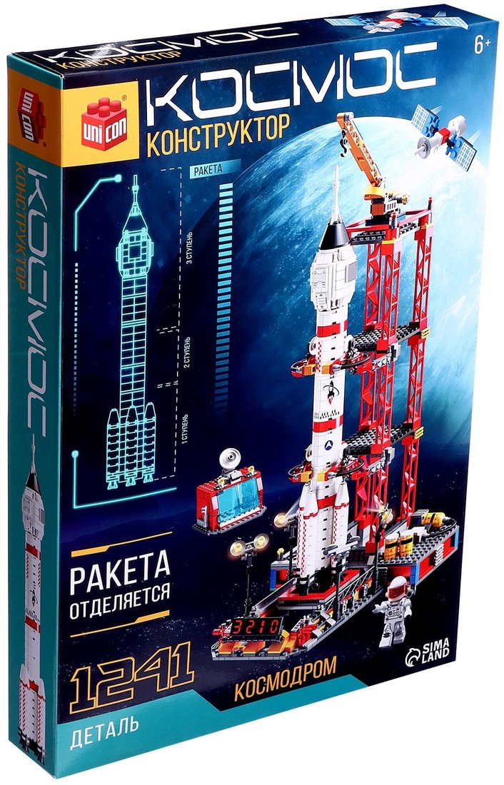Конструктор Unicon Космос Космодром 123-609 9824845