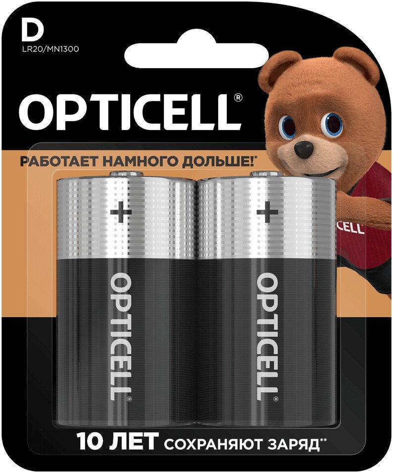 

Батарейка Opticell Basic D (2 шт)