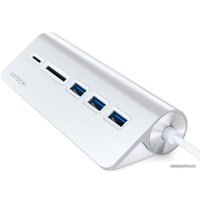 USB-хаб  Satechi USB-C Combo Hub ST-TCHCRS (серебристый)