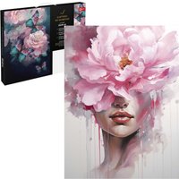 Картина по номерам Феникс+ Девушка-пион 67926