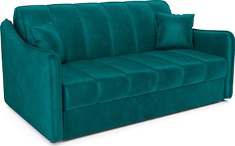 Мебель-АРС Давос ППУ 180x200 см M2-111-2 (бархат сине-зеленый Star Velvet 43 Black Green)