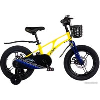 Детский велосипед Maxiscoo Air Pro 18 2024 (желтый матовый)
