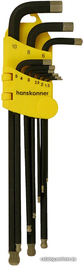 Набор ключей Hanskonner HK1045-04-9-S (9 предметов)