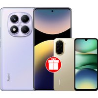Телефон Xiaomi Redmi Note 14 Pro 8GB/256GB международная версия (фиолетовый) + Xiaomi Redmi A5 3GB/64GB (песочное золото) по акции