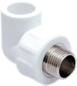 

Фитинг РосТурПласт Угольник ПП комбинированный с НР 32х1"