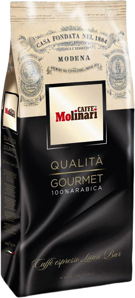 

Кофе Molinari Gourmet в зернах 1000 г