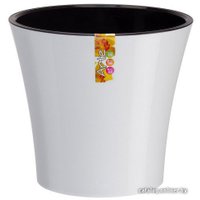 Кашпо Santino Arte 3.5 л (белый/черный) [F4 ALB-NGR]