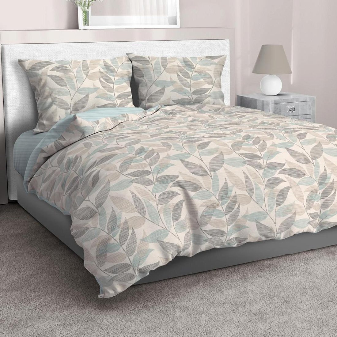 

Постельное белье Реноме 2сп с евро простыней Мелесса 40181-1