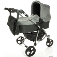 Универсальная коляска ForKiddy Siesta (2 в 1 + утепленный блок, бордовый)