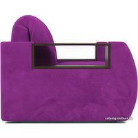 Кресло-кровать Мебель-АРС Барон №3 (микровельвет, фиолетовый)