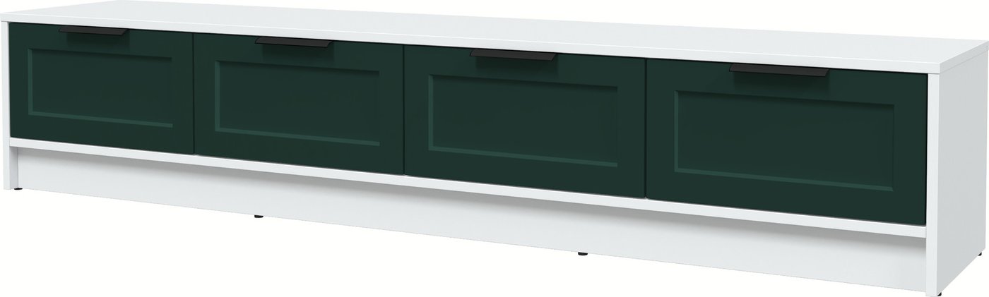 

Тумба Интерлиния ТВ Концепт Тренд КТ-ТВ4-35 (белый платинум/изумруд)