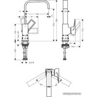 Смеситель Hansgrohe Metropol 74511000