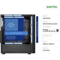 Корпус XASTRA A300 4FRGB (черный)