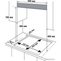 Варочная панель Leran GH 64662 BG