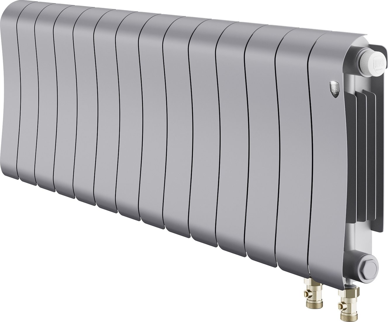 

Биметаллический радиатор Royal Thermo Infinity 300 Silver Satin VR80 - 14 секций