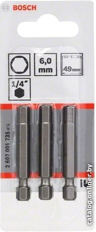 Набор бит Bosch 2607001735 (3 предмета)