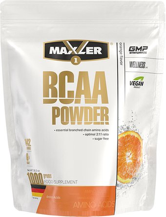 Maxler BCAA Powder EU (апельсин, 1000г)