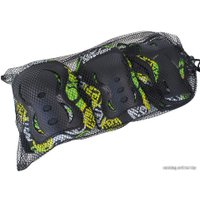 Комплект защиты Tempish Fid Kids M (черный/зеленый)