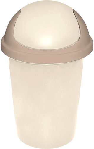 Мусорное ведро Plast Team Rambai 10 л (светло-бежевый)